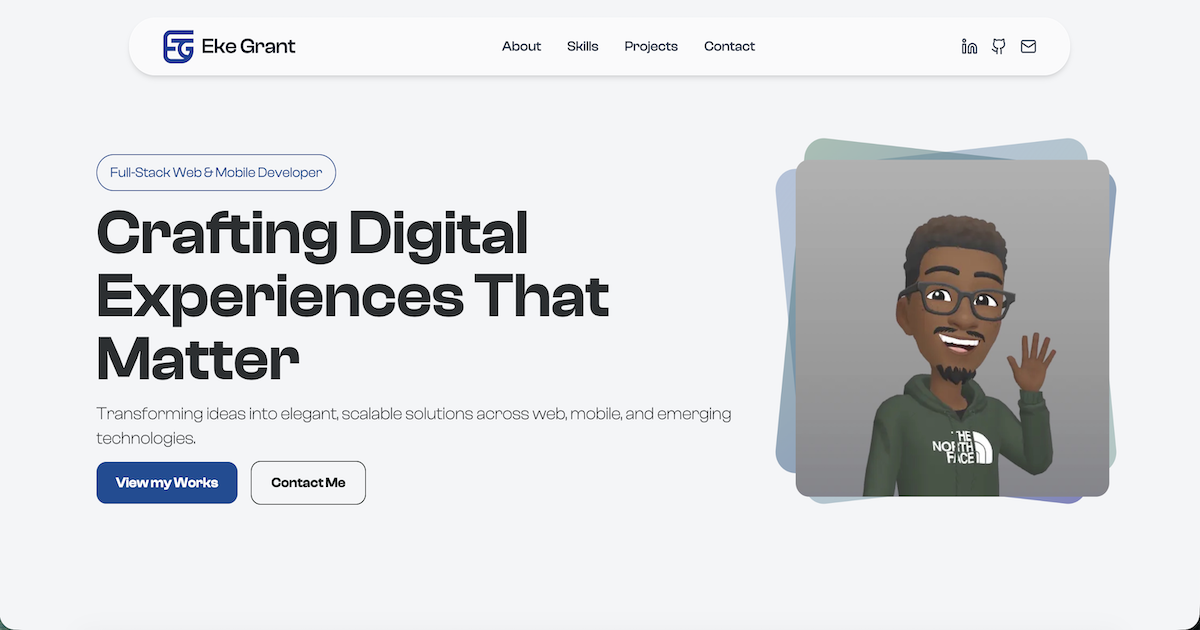 Eke Grant – Full Stack & Blockchain Developer